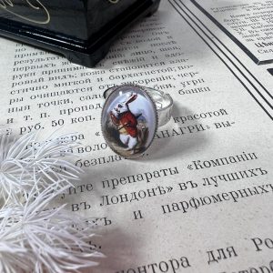Кольцо из металла «Мартовский кролик»