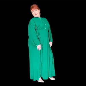 Платье из вискозы «Зелёное Лето»